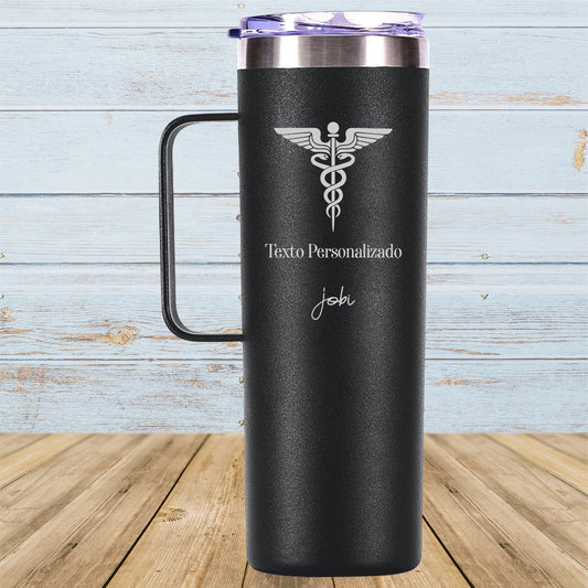 Símbolo de Medicina  - Personalizar Taza 20 Oz