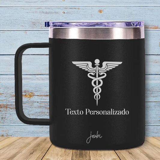 Símbolo de Medicina  - Personalizar Taza 12 Oz