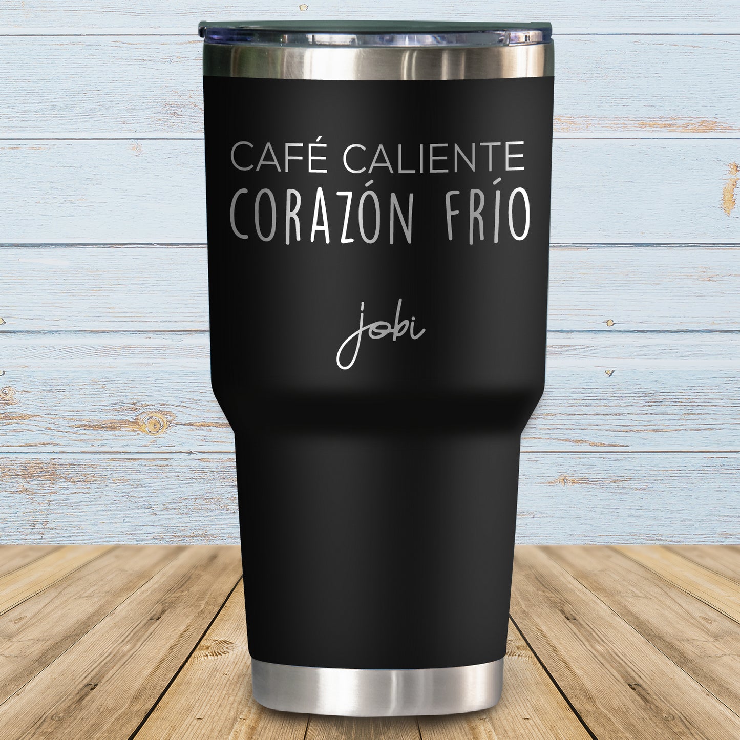 Café caliente corazón frío - Vaso térmico –