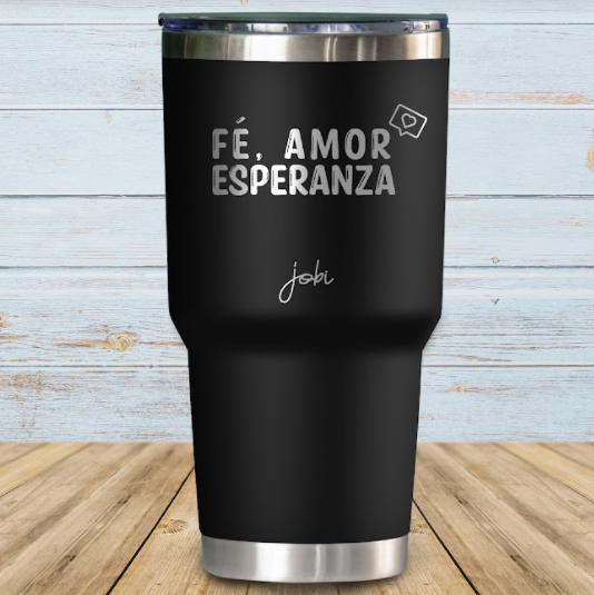 Fé, amor y esperanza - Vaso Térmico