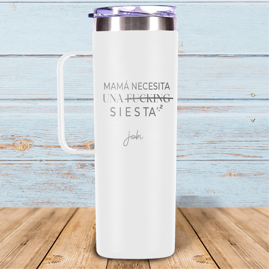 Mamá necesita una fucking siesta - Taza térmica