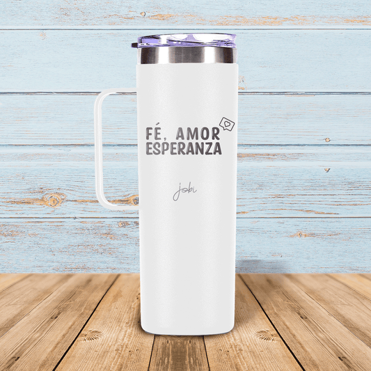 Fé, amor esperanza - Taza térmica