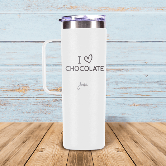 I love chocolate - Taza térmica