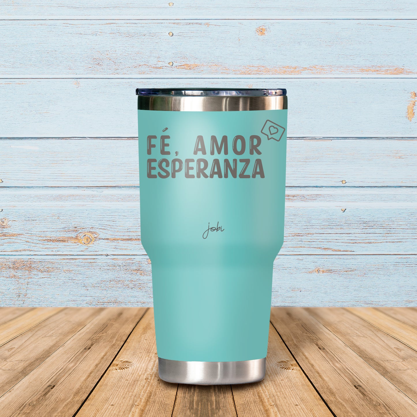 Fé, amor y esperanza - Vaso Térmico