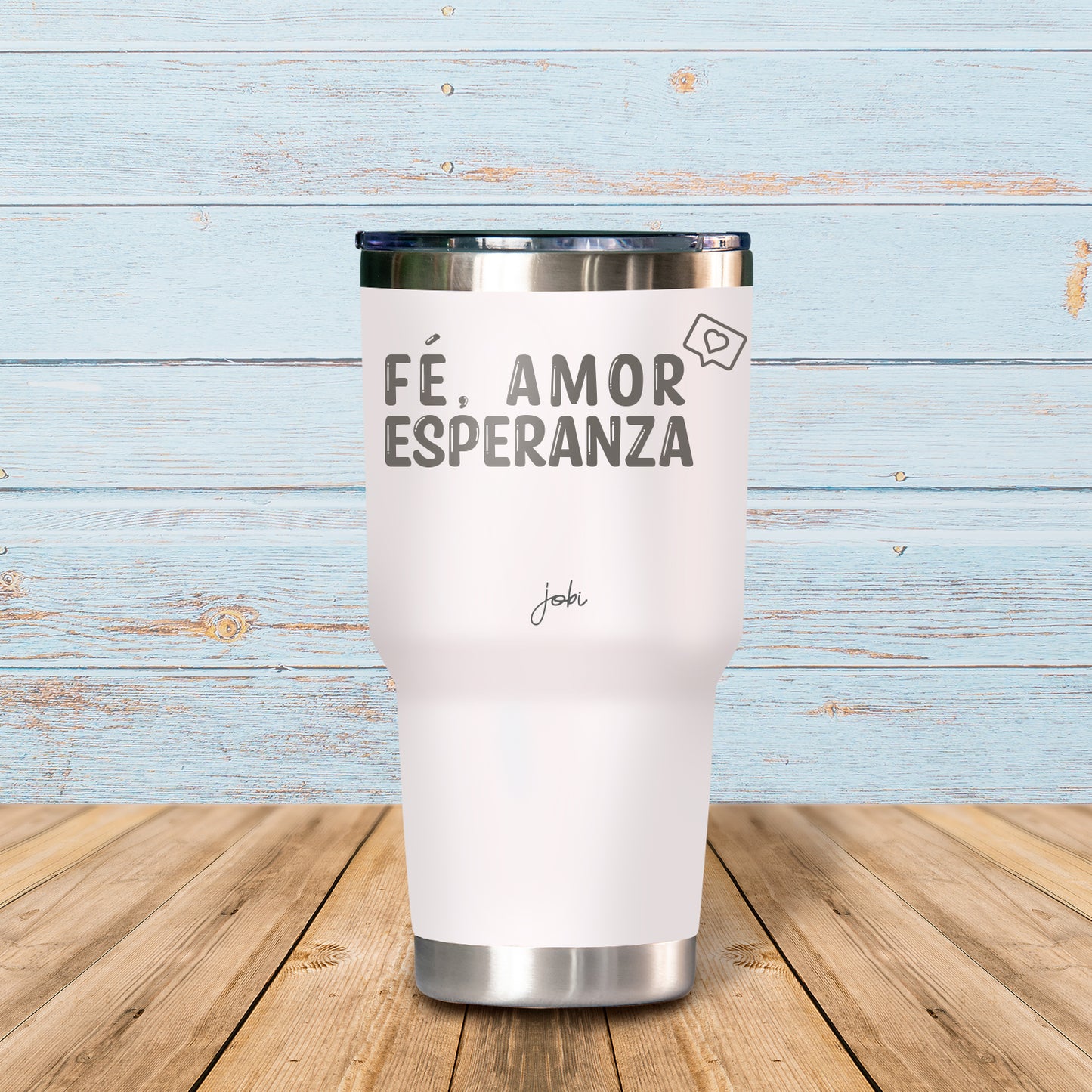 Fé, amor y esperanza - Vaso Térmico