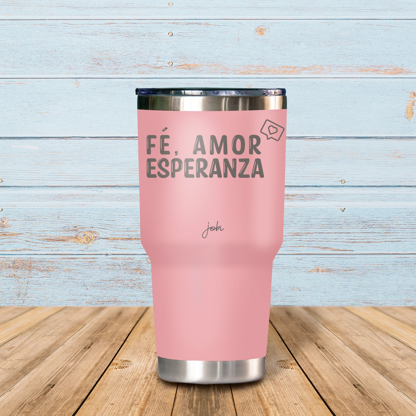 Fé, amor y esperanza - Vaso Térmico