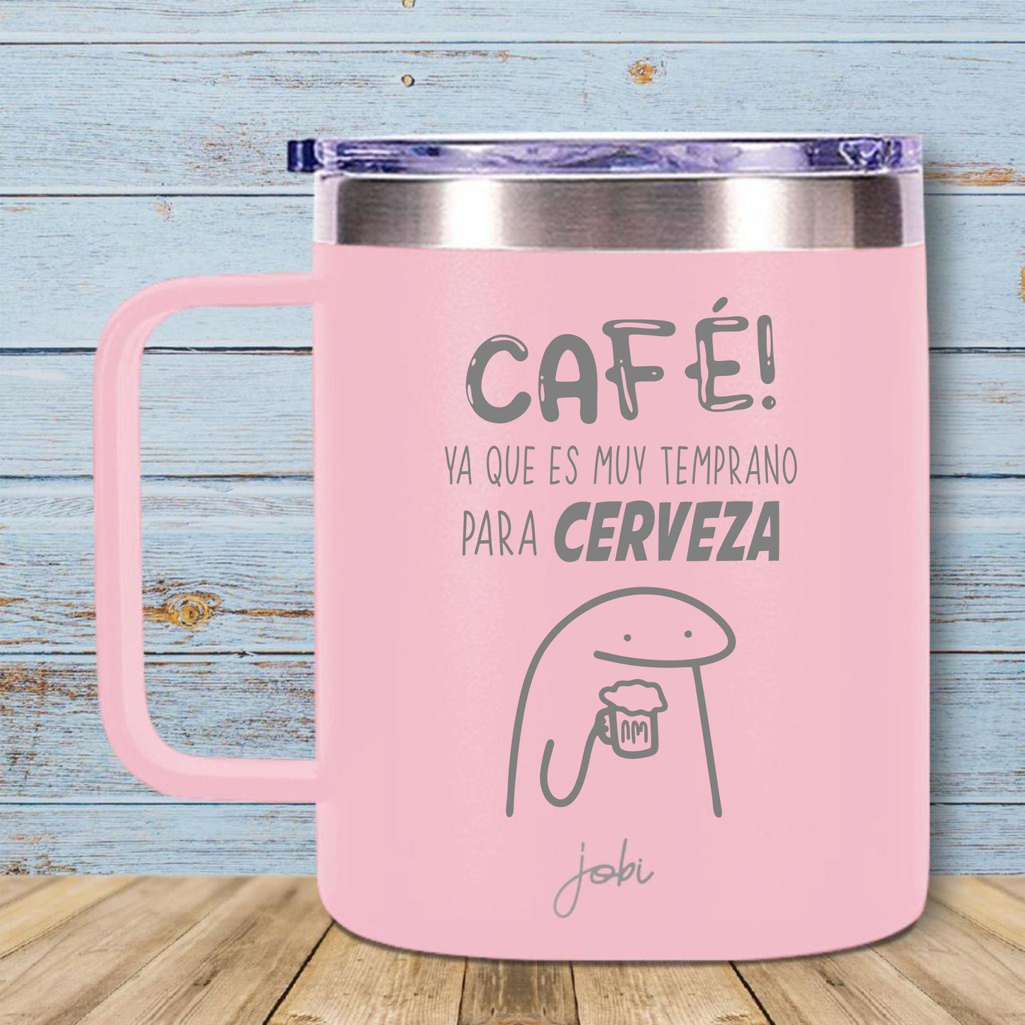 Café! Ya que es muy temprano para cerveza Y- Taza de 12 oz